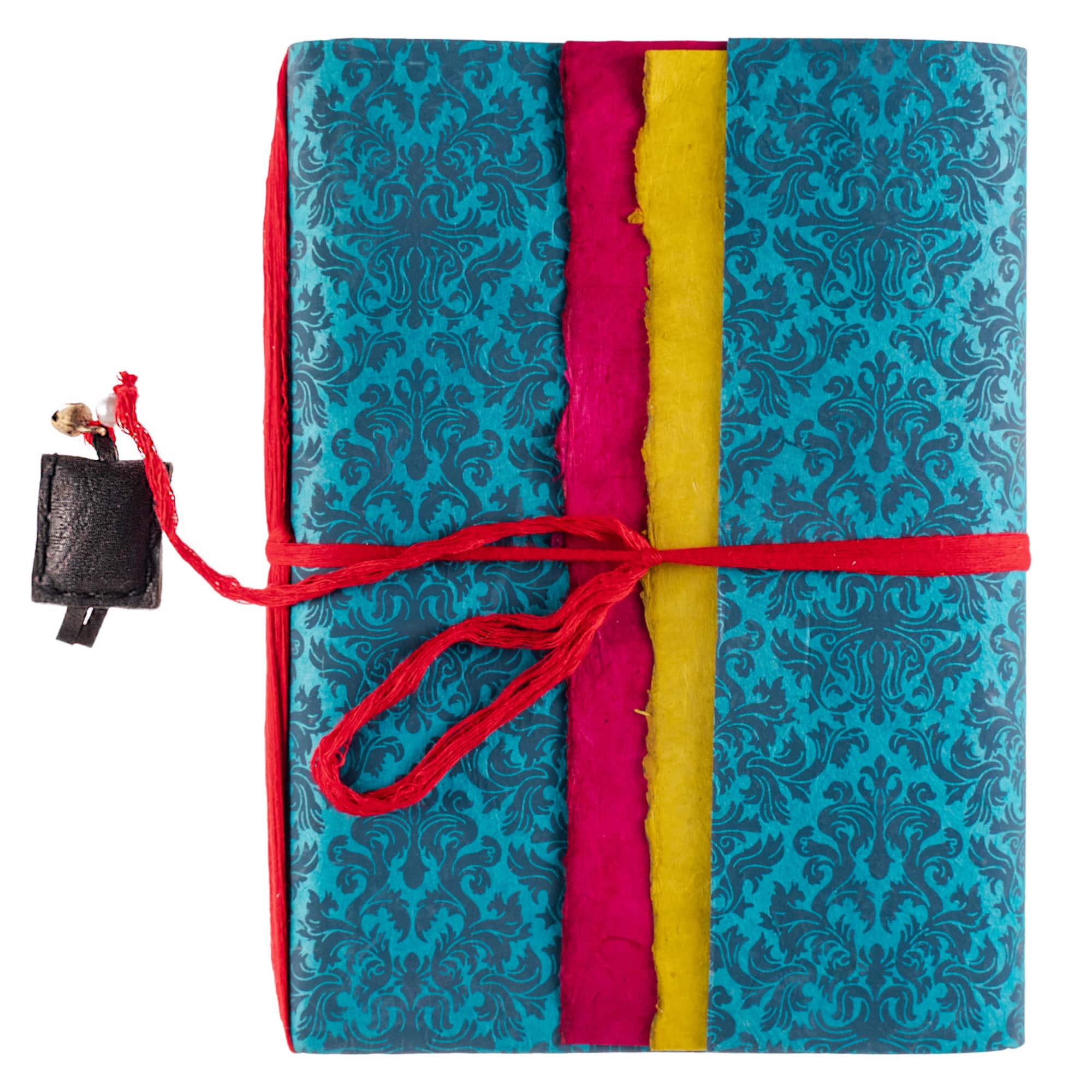 Lama Li Mixed Media Brocade Journal, 6" x 8"